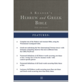 A Reader's Hebrew and Greek Bible: Second Edition - Hardcover