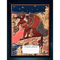 Dragon Composition Notebook: Standard size vintage fantasy art cover composition notebook / Journal 150 lined college ruled pages, serpent medieval - Paperback