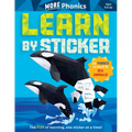 Learn by Sticker: More Phonics: Use Phonics to Create 10 Sea Animals! - Paperback