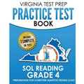 VIRGINIA TEST PREP Practice Test Book SOL Reading Grade 4: Preparation for Computer Adaptive Testing (CAT) - Paperback