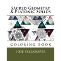 Sacred Geometry & Platonic Solids Coloring Book - Paperback