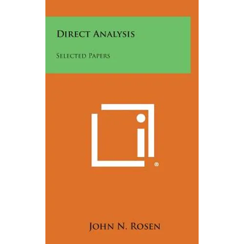 Direct Analysis: Selected Papers - Hardcover