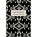 Gin Rummy Score Book: 6x9, 110 pages, Keep Track of Scoring Card Games Black - Paperback