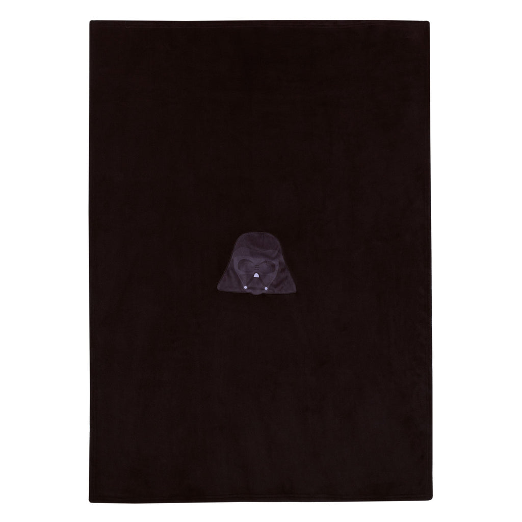 Darth Vader Black Super Soft Character Shaped Toddler Blanket