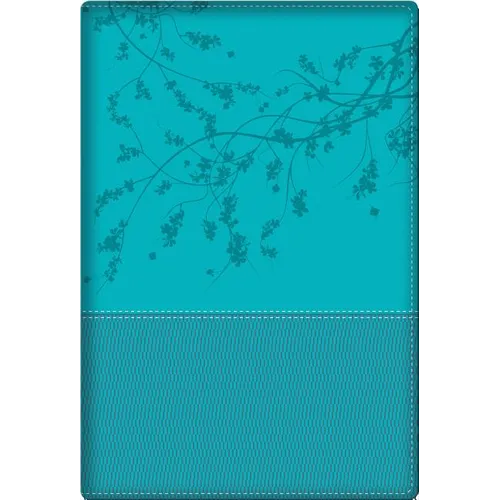 Biblia de la Mujer Conforme Al Corazón de Dios: Duotono Aqua - Imitation Leather