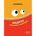 Math graph paper ( red edition ): 1cm size graph paper grid ( Color: Red 120 pages ) - Paperback
