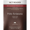 MCT Reader Old Testament Podium Print, Mickelson Clarified: -Volume 1 of 2- A more precise translation of the Hebrew and Aramaic text in the Literary - Paperback