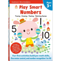 Play Smart Numbers Age 3+: Preschool Activity Workbook with Stickers for Toddlers Ages 3, 4, 5: Learn Pre-Math Skills: Numbers, Counting, Tracing, Col - Paperback