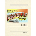Vintage Lined Notebook Greetings from Creston - Paperback