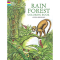 Rain Forest Coloring Book - Paperback