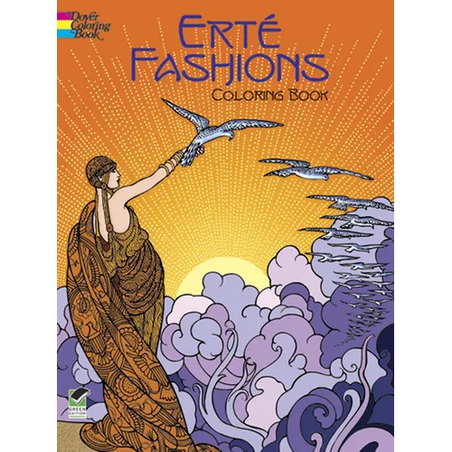 Erte Fashions Coloring Book - Paperback