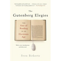 The Gutenberg Elegies: The Fate of Reading in an Electronic Age - Paperback