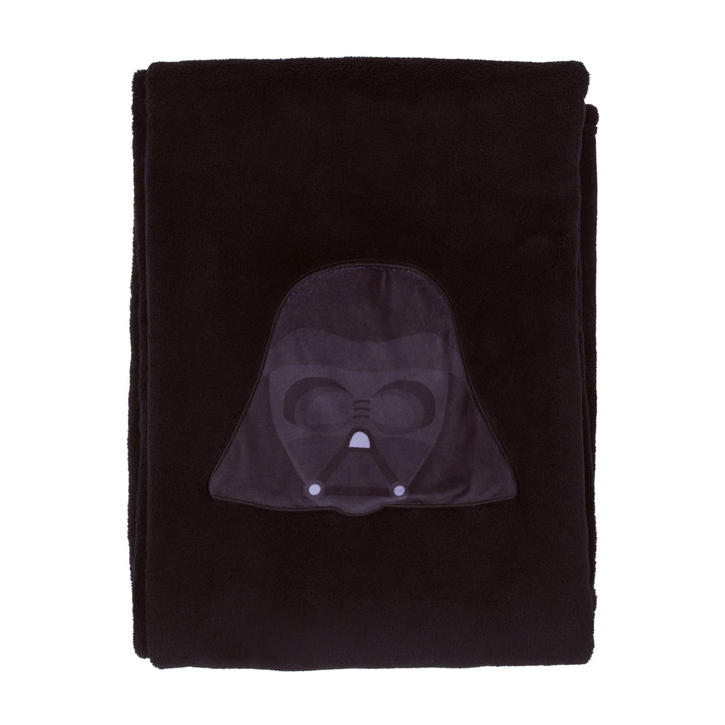 Darth Vader Black Super Soft Character Shaped Toddler Blanket