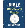 Bible Word Search Puzzles Large print: Puzzle game for adults and kids (8,5" x 11") - Paperback