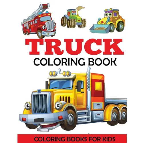Truck Coloring Book - Paperback
