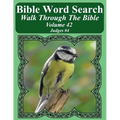 Bible Word Search Walk Through The Bible Volume 42: Judges #4 Extra Large Print - Paperback