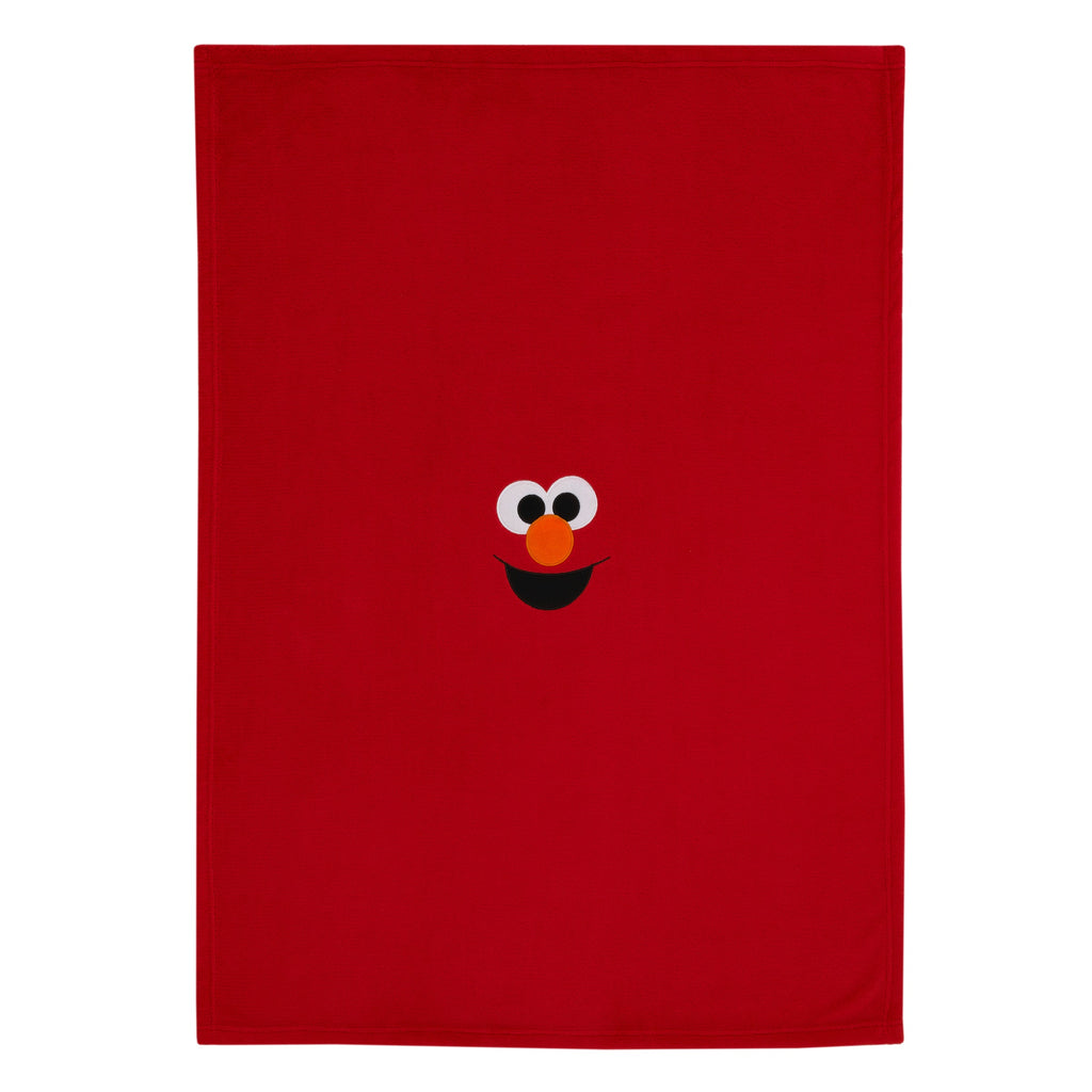 Come and Play Red Elmo Super Soft Character Shaped Toddler Blanket
