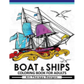 Boat & Ship Coloring Book for Adults: Historic Sailing Ships Coloring Book - Paperback