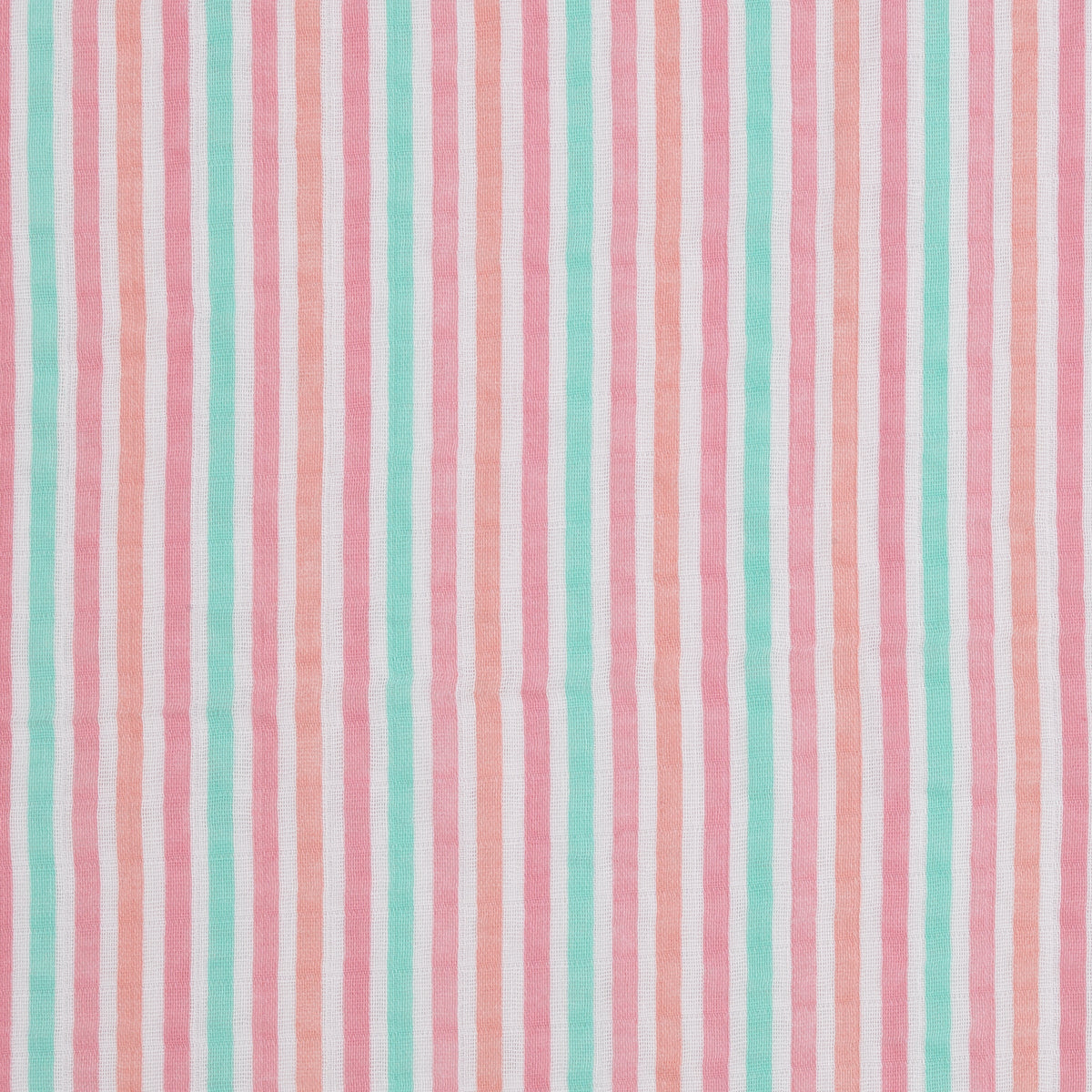 Disney Minnie Mouse Pink, Aqua, and White 3 Piece Muslin Swaddle Baby Blanket Set