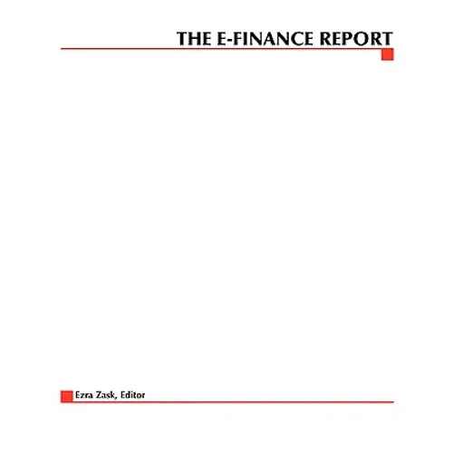 The E-Finance Report - Paperback