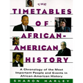 Timetables of African-American History: A Chronology of the Most Important People and Events in African-American History - Paperback