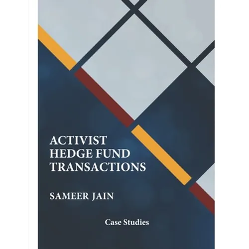 Activist Hedge Fund Transactions - Paperback