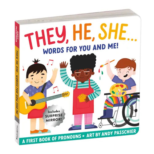 They, He, She: Words for You and Me Board Book - Board Book
