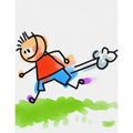 Kid's Notebook: 100 Pages 8.5" X 11" Wide Ruled Line Paper - Paperback