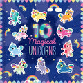10 Magical Unicorns - Board Book