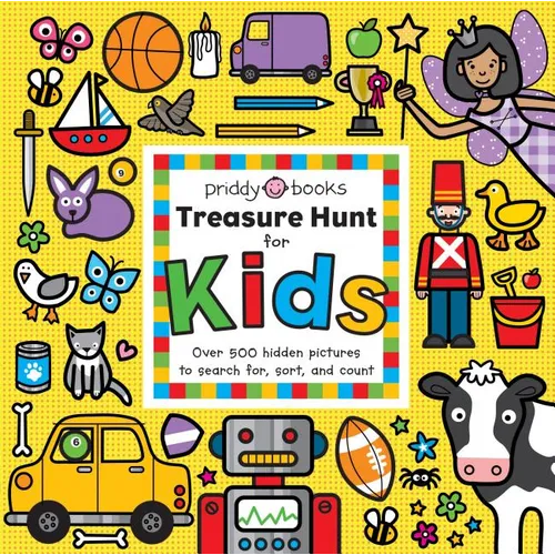 Treasure Hunt: Treasure Hunt for Kids: Over 500 Hidden Pictures to Search For, Sort, and Count - Board Book