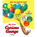 My First Curious George (Book and Milestone Cards) - Board Book