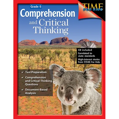 Comprehension and Critical Thinking Grade 6 [With CDROM] - Paperback