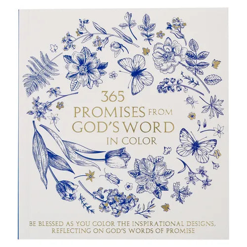 365 Promises from God to Color - Paperback
