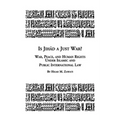 Is Jihad a Just War? War, Peace and Human Rights Under Islamic and Public International Law - Paperback