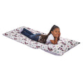 Minnie Mouse I am Awesome Lavender, Pink, and White, Daisy Duck, Rainbow Hearts and Stars Deluxe Easy Fold Toddler Nap Mat