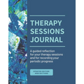 Therapy Sessions Journal (Black & White edition): A guided reflection for 6 months of therapy sessions and for recording your periodic progress - Paperback