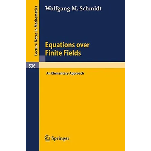 Equations Over Finite Fields: An Elementary Approach - Paperback
