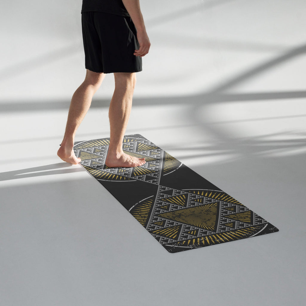 Sierpinski triangle Yoga mat