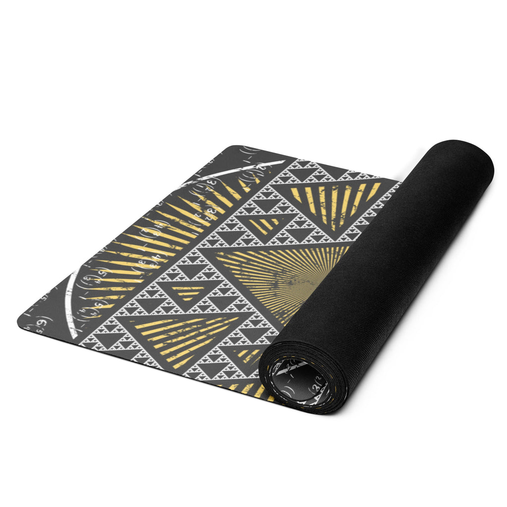 Sierpinski triangle Yoga mat