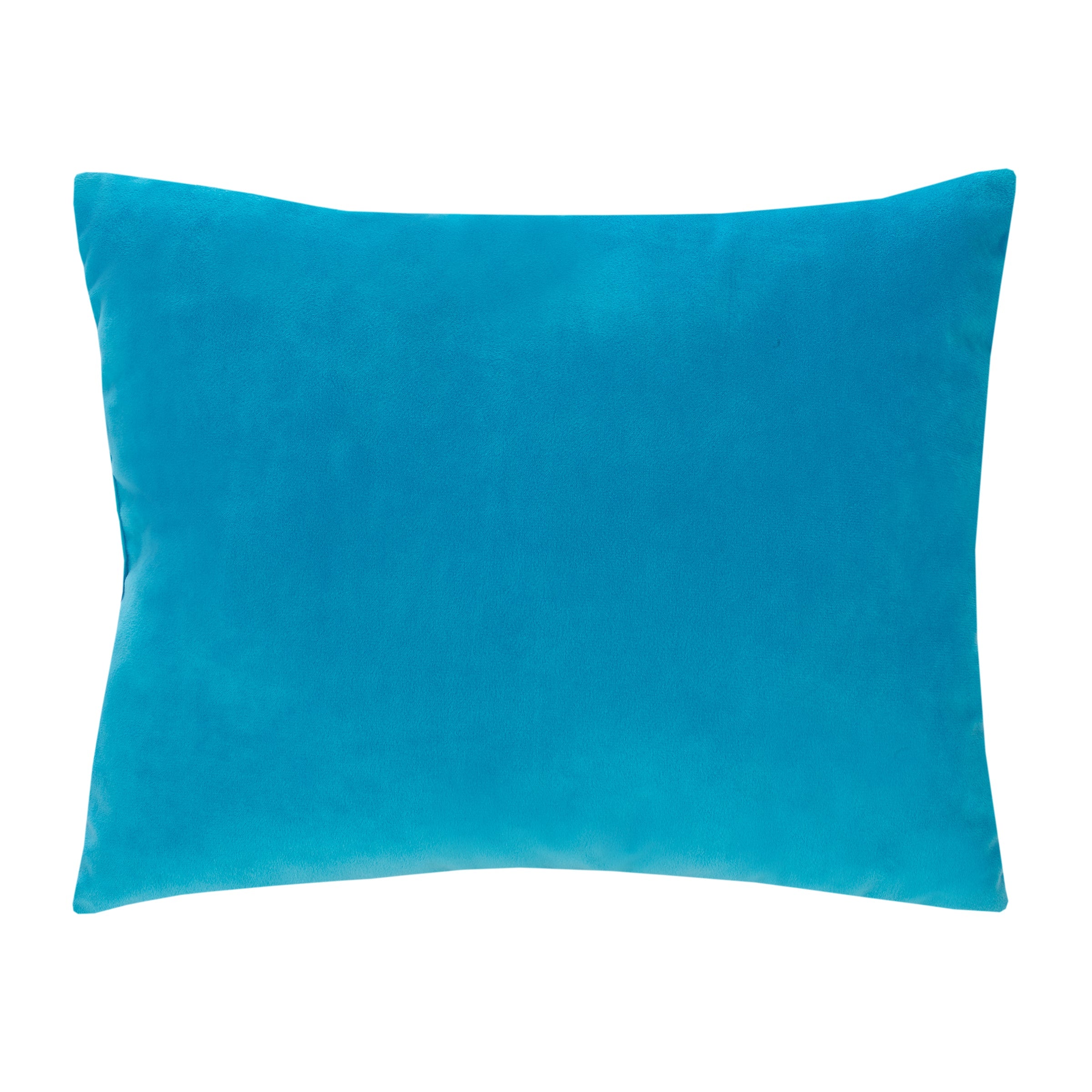 Disney Mickey Mouse Blue, Red, and Green, Donald Duck, Pluto, and Goofy Fun Starts Here Decorative Toddler Pillow