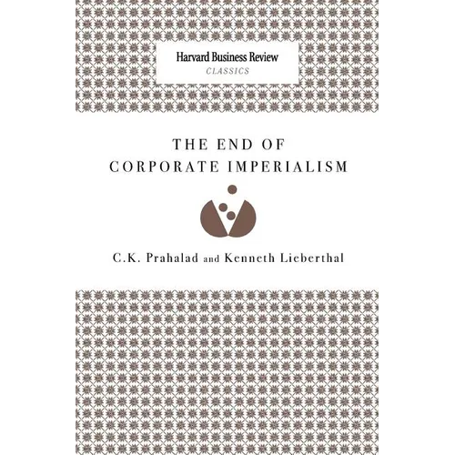The End of Corporate Imperialism - Paperback