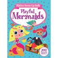 Sticker Dress-Up Dolls Playful Mermaids: 200 Reusable Stickers! - Paperback