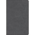 CSB Thinline Bible, Charcoal Leathertouch - Imitation Leather