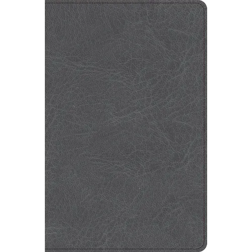 CSB Thinline Bible, Charcoal Leathertouch - Imitation Leather