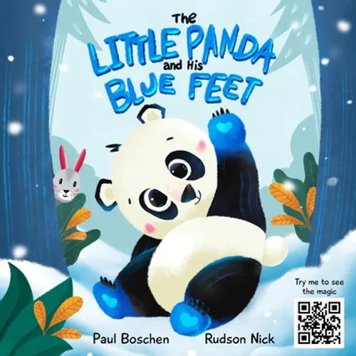 The Little Panda and His Blue Feet: With QR Code Animations - Paperback