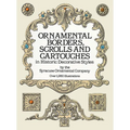 Ornamental Borders, Scrolls and Cartouches in Historic Decorative Styles - Paperback