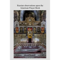 Russian Observations upon the American Prayerbook - Paperback
