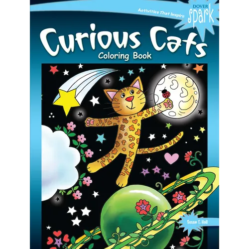 Spark Curious Cats Coloring Book - Paperback