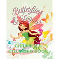 Butterflies & Fairies Children's Coloring Book - Paperback