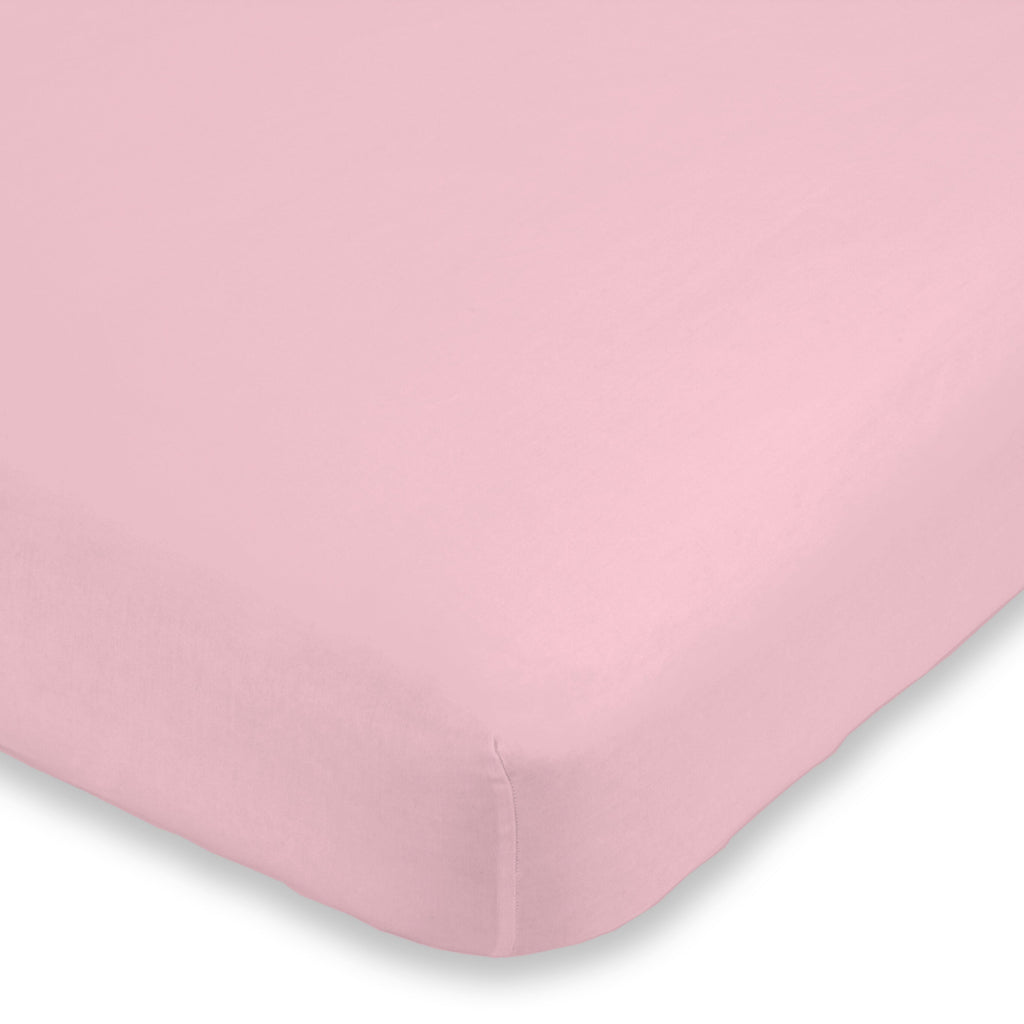 Everything Kids Pink and Mint Llama 4 Piece Toddler Bed Set - Comforter, Fitted Bottom Sheet, Flat Top Sheet, Reversible Pillowcase